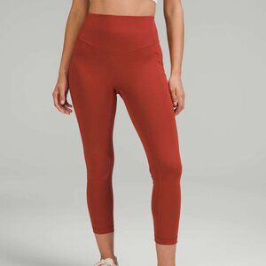 NWT Lululemon All the Right Places High-Rise Drawcord Waist Crop 23” - Cayenne
